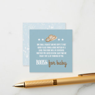 Cowboy Desert Books For Baby Enclosure Card
