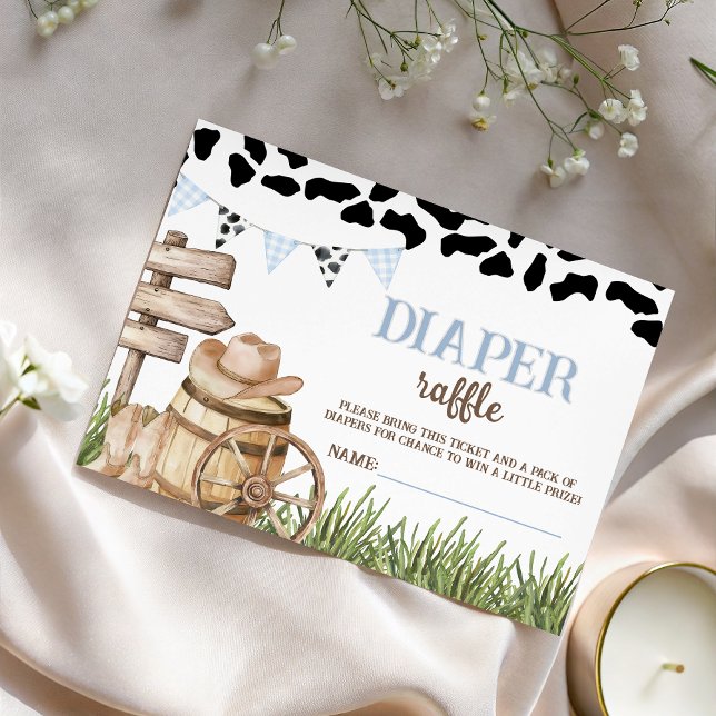 Cowboy Diaper Raffle Insert (Creator Uploaded)