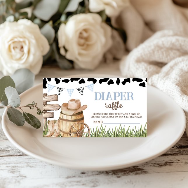 Cowboy Diaper Raffle Insert (Creator Uploaded)