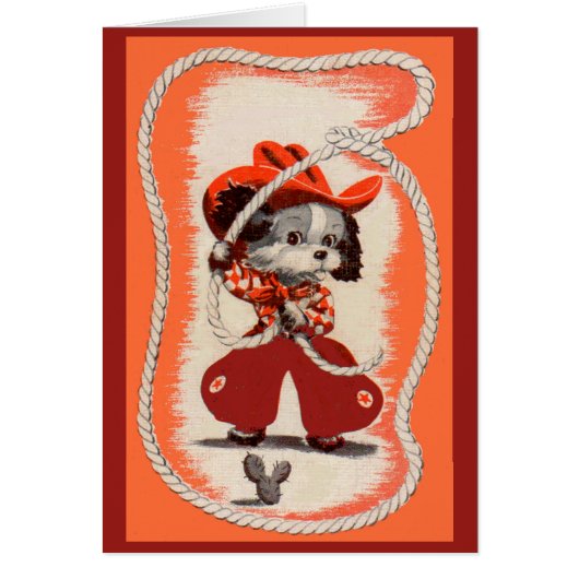 cowboy dog cards (Front)