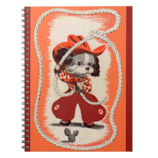 cowboy dog notebook