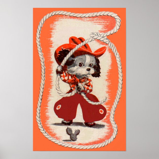cowboy dog poster (Front)