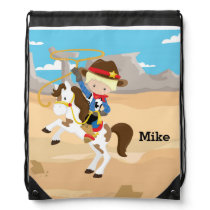 Cowboy Drawstring Bag Cowboy Drawstring Bag