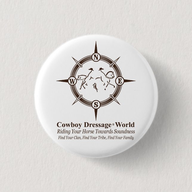 Cowboy Dressage® Button (Front)