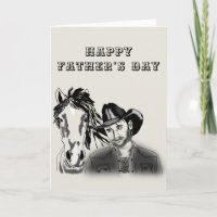 Cowboy Father's Day Card