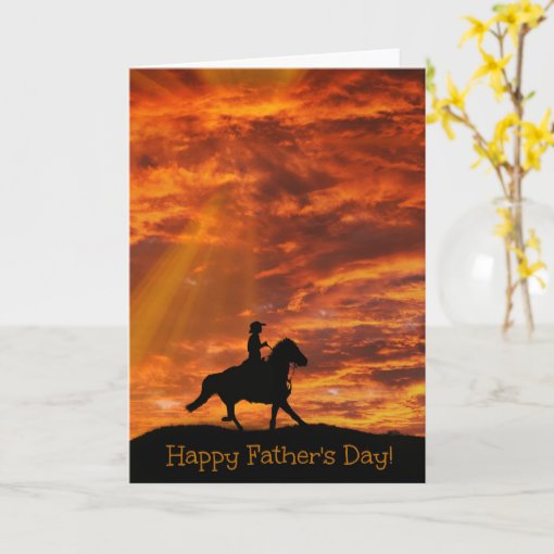 Cowboy Father's Day Card | Zazzle