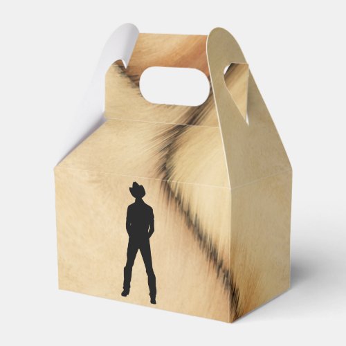 Cowboy Favor Boxes