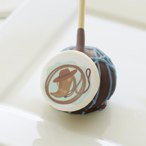 Cowboy First Birthday   Cake Pops