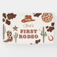 Cowboy First Rodeo Terracotta 1st Birthday party