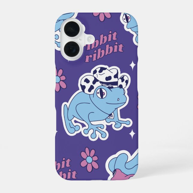 Cowboy Frog Aesthetic Iphone Case (Back)