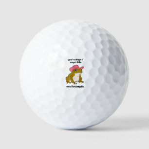 Cowboy Frog Meme Smart Fella or Fart Smella Golf Balls