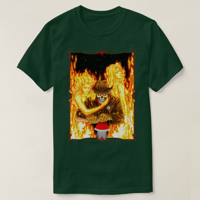 Cowboy From Hell with Axe Classic TShirt (Design Front)