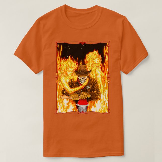Cowboy From Hell with Axe T-Shirt (Design Front)