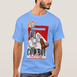 Cowboy Funny Cowboy Skeleton Western Southern Love T-Shirt