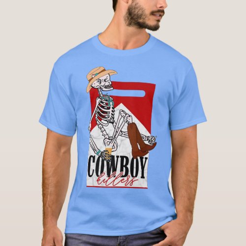 Cowboy Funny Cowboy Skeleton Western Southern Love T_Shirt