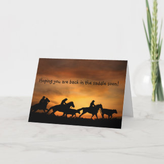 Cowboy Get Well Card