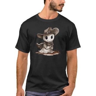 cowboy ghost halloween T-Shirt