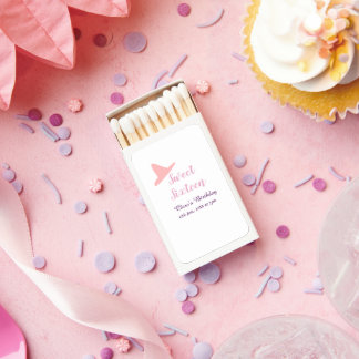 cowboy girl sweet 16th birthday pink purple name m matchboxes