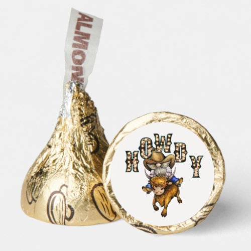 Cowboy gnome cattle ranch howdy western theme hersheys kisses
