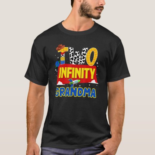 Cowboy Grandma Two Infinity And Beyond Birthday De T_Shirt