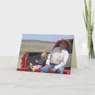 Cowboy Grandpa Birthday - Western Card