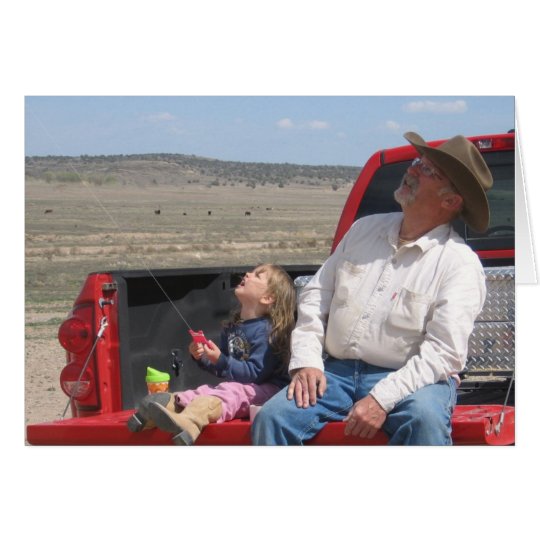 Cowboy Grandpa Birthday - Western Card