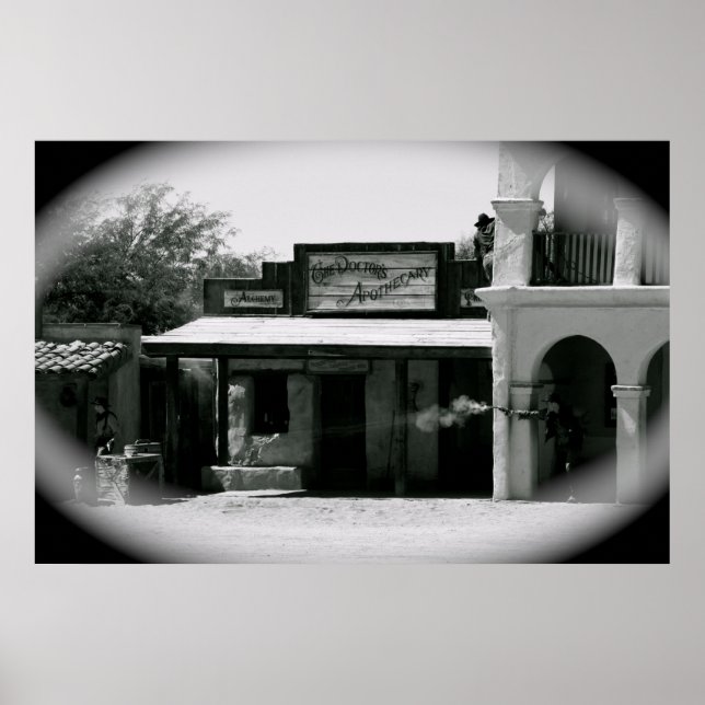 Cowboy Gunfight Poster (Front)