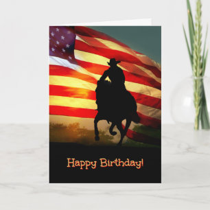 Cowboy Happy Birthday Card