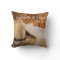 Cowboy Hat and Barn Wood Country Wedding Pillow