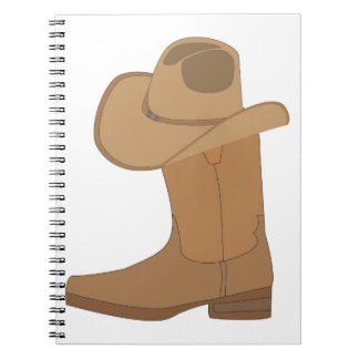 Cowboy Hat and Boot Notebook