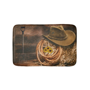 Cowboy Hat Bath Mat