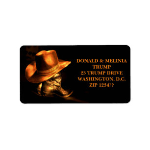 COWBOY HAT & BOOTS* LABEL