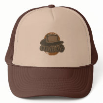 Cowboy! Hat! Brown Trucker Hat