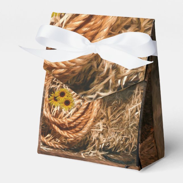 Cowboy Hat Favor Boxes (Front Side)