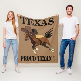 Cowboy Hat Horse Proud Texan Texas 
