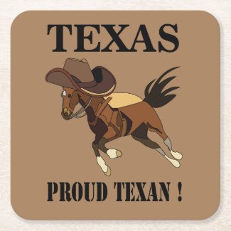 Cowboy Hat Horse Proud Texan Texas 