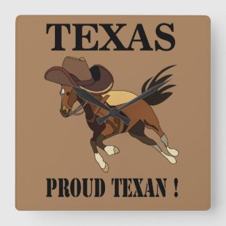 Cowboy Hat Horse Proud Texan Texas 