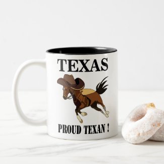Cowboy Hat Horse Proud Texan Texas