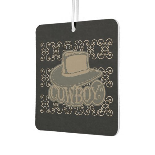 Cowboy Hat Light Brown Air Freshener