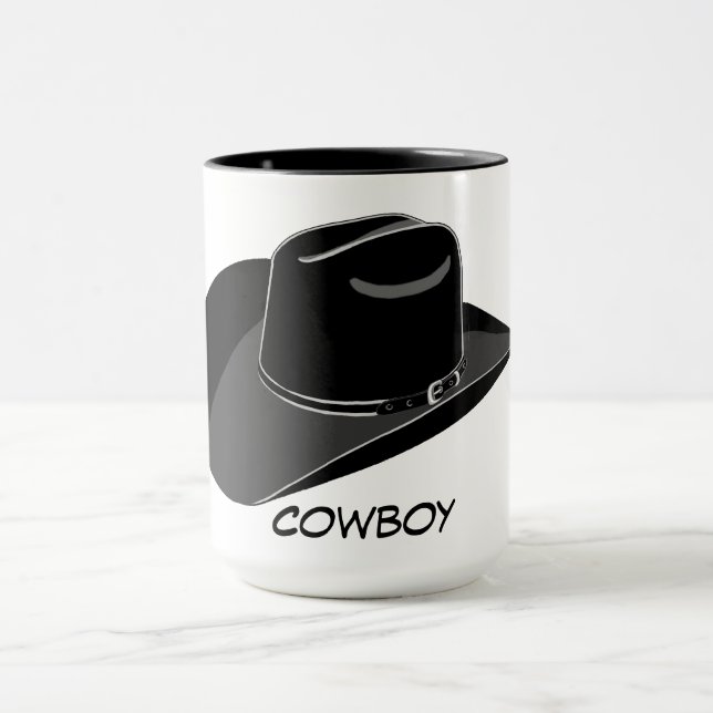 Cowboy hat mug (Center)
