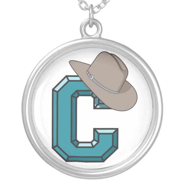 Cowboy Hat Necklace (Front)