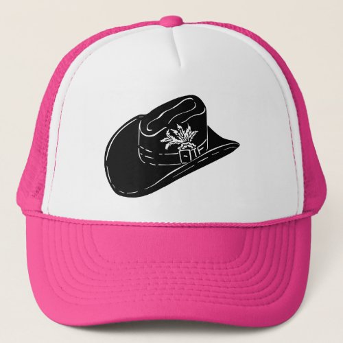 Cowboy Hat on a Pink hat