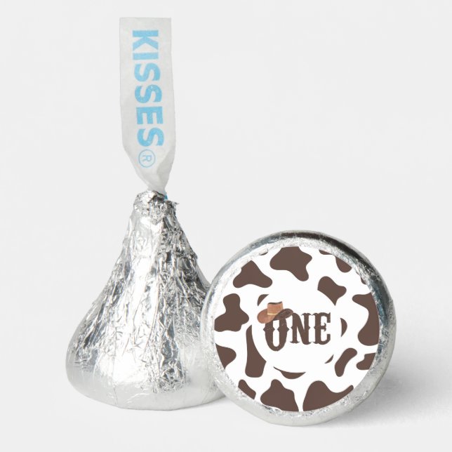 Cowboy Hat ONE First Rodeo 1st Birthday Party Hershey®'s Kisses® (Front)