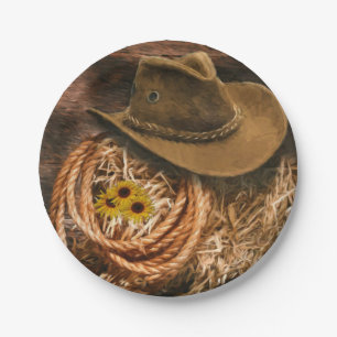 Cowboy Hat Paper Plates