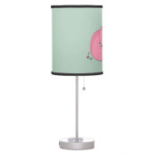 Cowboy Hat Preppy Pink And Green Table Lamp (Left)