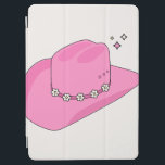 Cowboy Hat Preppy Pink iPad Air Cover<br><div class="desc">Cowboy Hat - Pink – Modern And Colorful Cowboy Hat Illustration.</div>