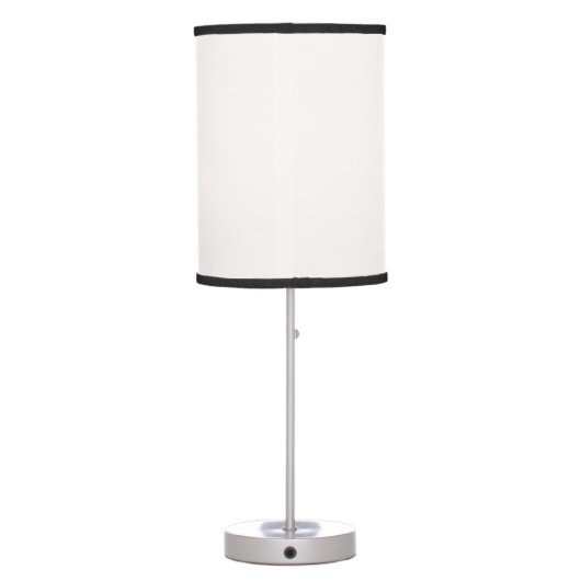 Cowboy Hat Preppy Pink Table Lamp (Back)