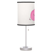 Cowboy Hat Preppy Pink Table Lamp (Left)
