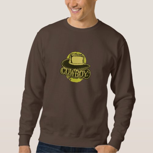 Cowboy Hat Yellow Sweatshirt