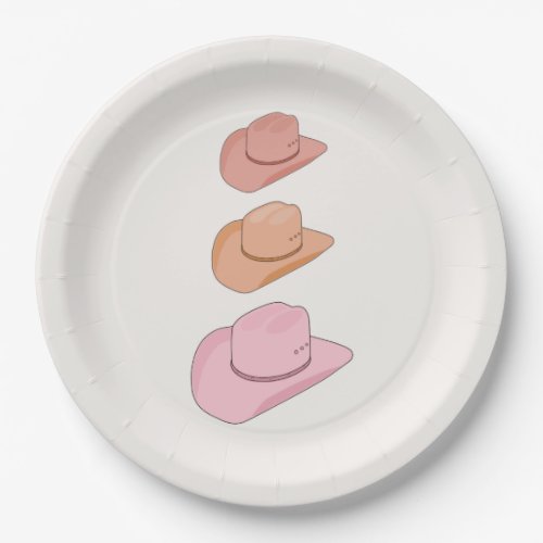 Cowboy Hats Paper Plates